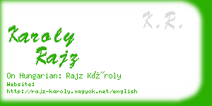 karoly rajz business card